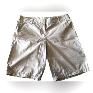 Classic Cream Bermuda Shorts